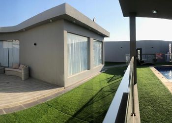 شاليه صالة وركن شواء