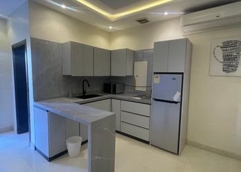 شاليه بمسبح وغرفتين نوم 