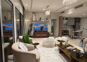 شقة انيقة بغرفتين نوم وصالة