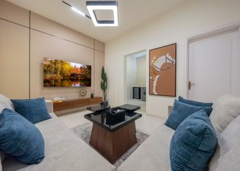 شقة بغرفة معيشة وغرفة نوم 