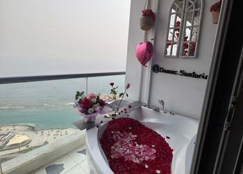شقة باطلاله على البحر وغرفة نوم 