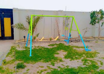 استراحة بصاله أنيقة وجلسة خارجية
