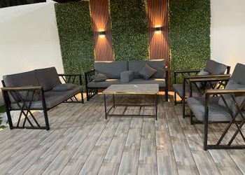 استراحة بجلسة خارجية ومسبح