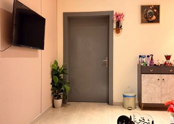شقة بغرفتين وصاله ومدخل مستقل