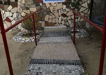 استراحة بمسطح  أخضر