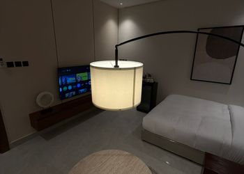 استديو بدخول ذاتي وتصميم هادئ 