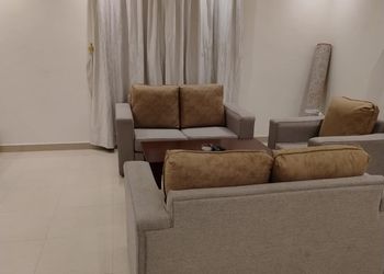 شقة بغرفتين نوم وصالة 
