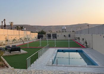 استراحة بملعب كرة قدم