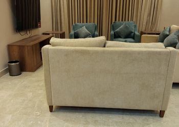 شقة بغرفة معيشة وغرفة نوم 