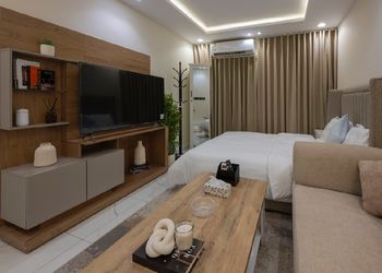 استديو بتصميم أنيق ودخول ذاتي