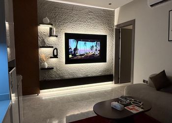 شقة بسينما وصاله وغرفه نوم