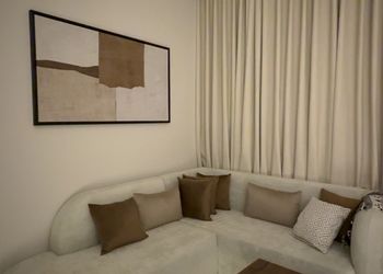 استديو بأثاث مريح وبسيط 