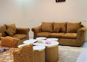 شقة بغرفتين نوم وصالة 