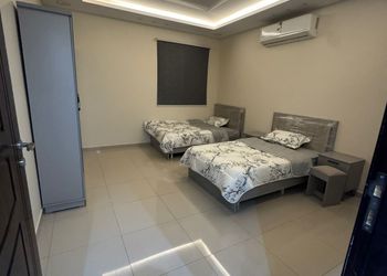 شقة بصالة وغرف نوم