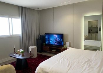 استديو بسرير مريح ودخول ذاتي 