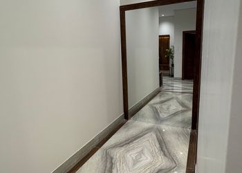 شقة بصالة مريحة وغرفتين نوم 