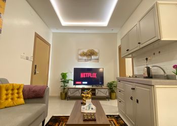 شقة بتصميم انيق ودخول ذاتي