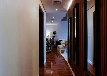 شقة مودرن بصالة وغرفتين نوم