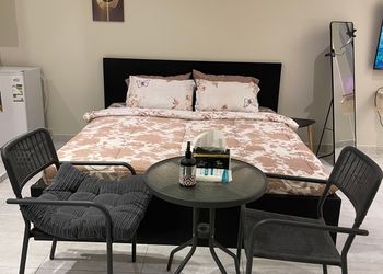استديو بسرير مريح ودخول ذاتي 