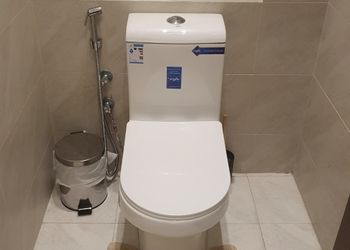 شقة بصالة أنيقة وغرفة نوم