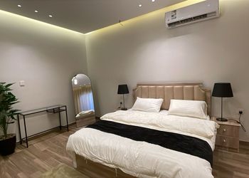شقة بصالة وغرف نوم