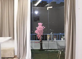 شالية ثلاث غرف نوم وصالة وبلكونه