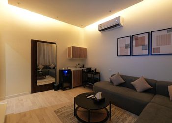 Apartment with a bedroom