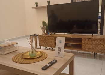شقة بصالة وغرفة نوم دخول ذكي