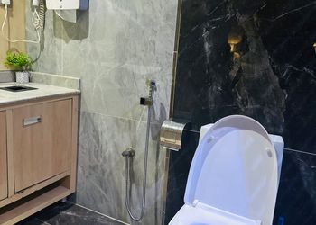 استديو بأثاث مريح وبسيط 