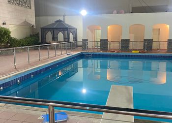 استراحة بملعب كرة قدم