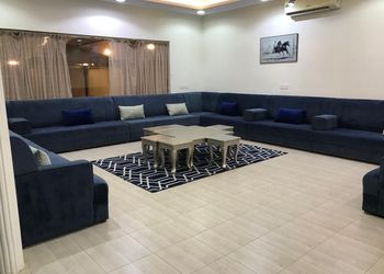 شاليه بألعاب مائية وجلسة خارجية