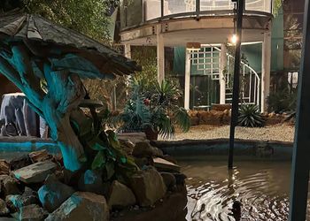 مزرعة بمسطح اخضر وجلسات خارجية 