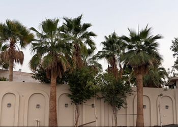 استراحة جلسة بإطلالة على حديقة