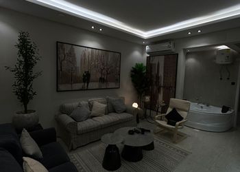 شقة بصالة أنيقة ودخول ذاتي