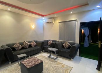 شاليه بمسطح اخضر