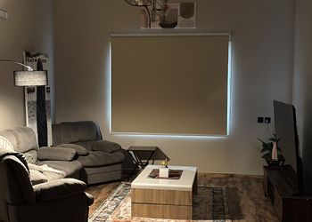 شقة بغرفة نوم وتصميم هادئ 