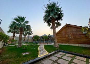 منتجع فندقي ركن شواء,جاكوزي,موقد حطب,