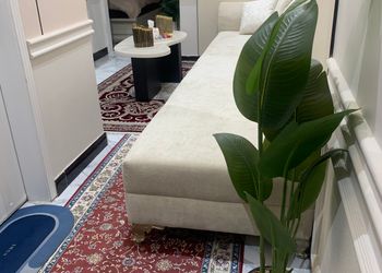 شقة بغرفة معيشة وغرفة نوم 
