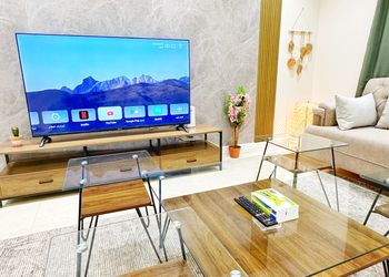 شقة بتصميم انيق ودخول ذاتي