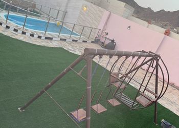 استراحة مع فناء الخارجي
