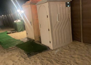 مخيم بركن شواء وملعب كرة طائرة