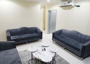 شقة بغرفتين نوم وصالة 