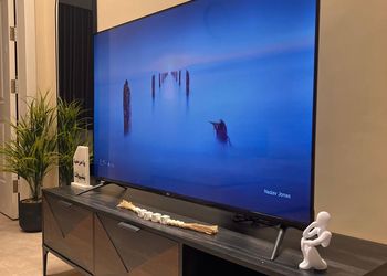 شقة بغرفة معيشة وغرفة نوم 