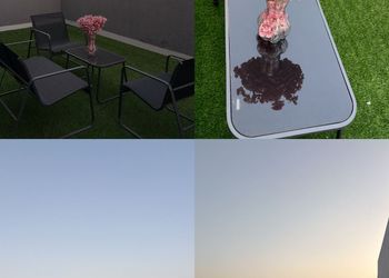 شقة بغرفة معيشة وغرفة نوم 