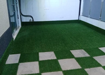 شاليه بمسطح اخضر