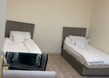 شقة ارضيه بغرفتين نوم وصاله 