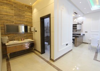 شاليه بمسطح اخضر