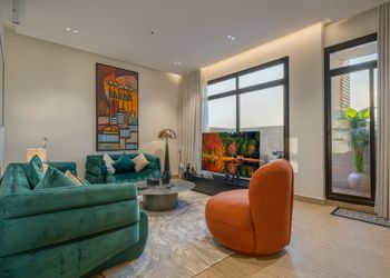 شقة بغرفتين نوم وصالة 