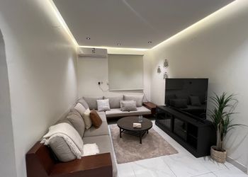 شقه مريحه دور ارضي بغرفتين نوم