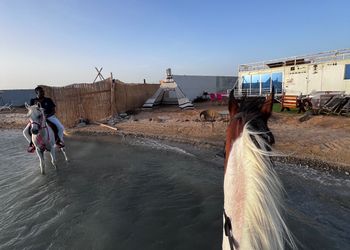 كرفان مع اطلالة على البحر